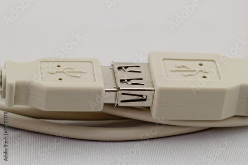 connected usb extrension cable