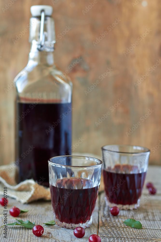 Red wine glasses and Bottle Red wine glasses and Bottle