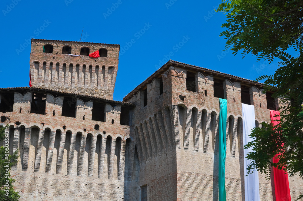 Castle of Montechiarugolo. Emilia-Romagna. Italy.