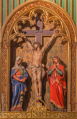 Bratislava - Crucifixion scene from st. Martins cathedral