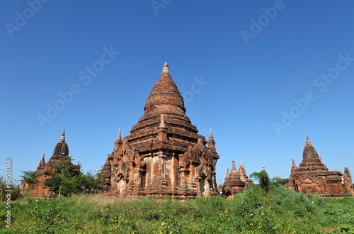 Temples in Bagan  Myanmar