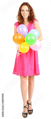 Beautiful young girl in dre...