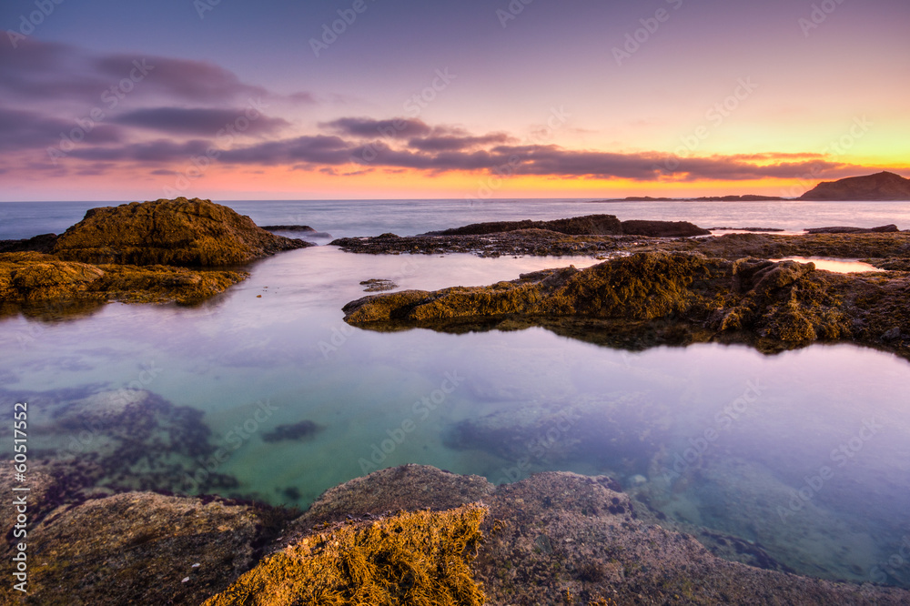 Fototapeta premium Sunset in Laguna Beach, California