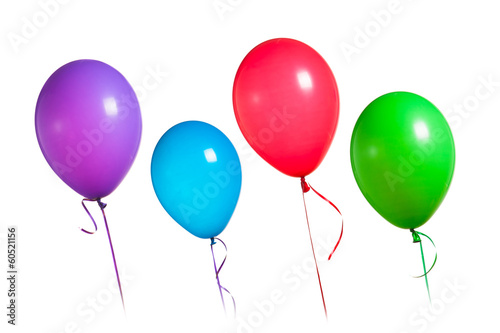 colorful balloons group