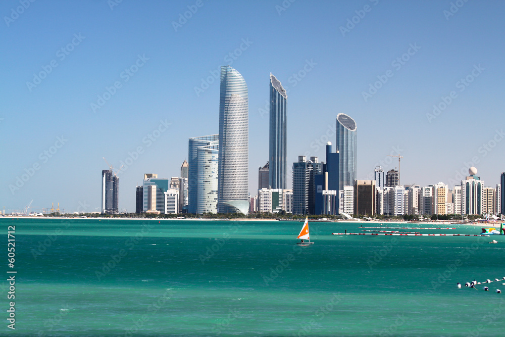 Fototapeta premium Abu Dhabi Skyline