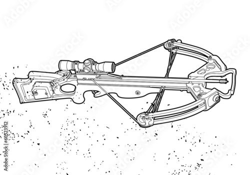 Outline crossbow