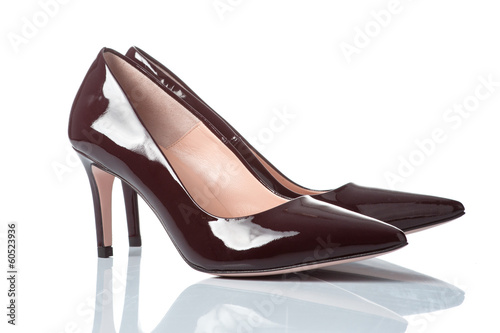 pair of female high heel shoes