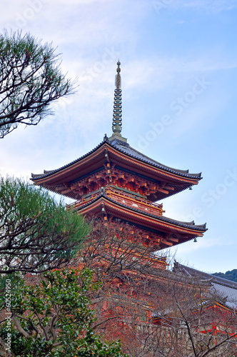 Kiyomizu-dera Temple at Kyoto, Japan