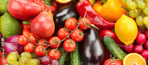 fruit and vegetable background