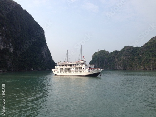 cruiseship in Ha long bay