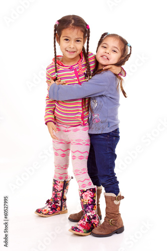 Quadro su tela petites filles font des bêtises