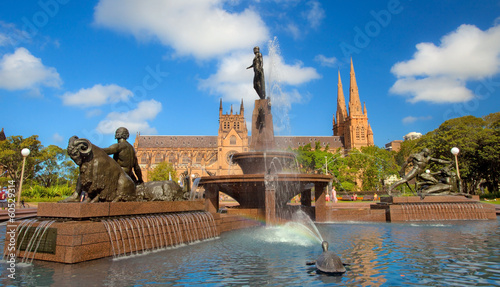 Archibald fountain, Sydney, Australia