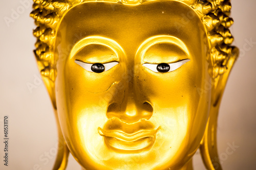 buddha statue wat phra that doi kham, chiangmai Thailand