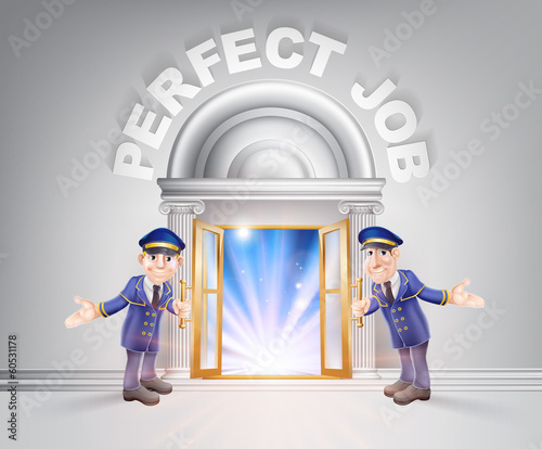 Door to Perfect Job and Doormen