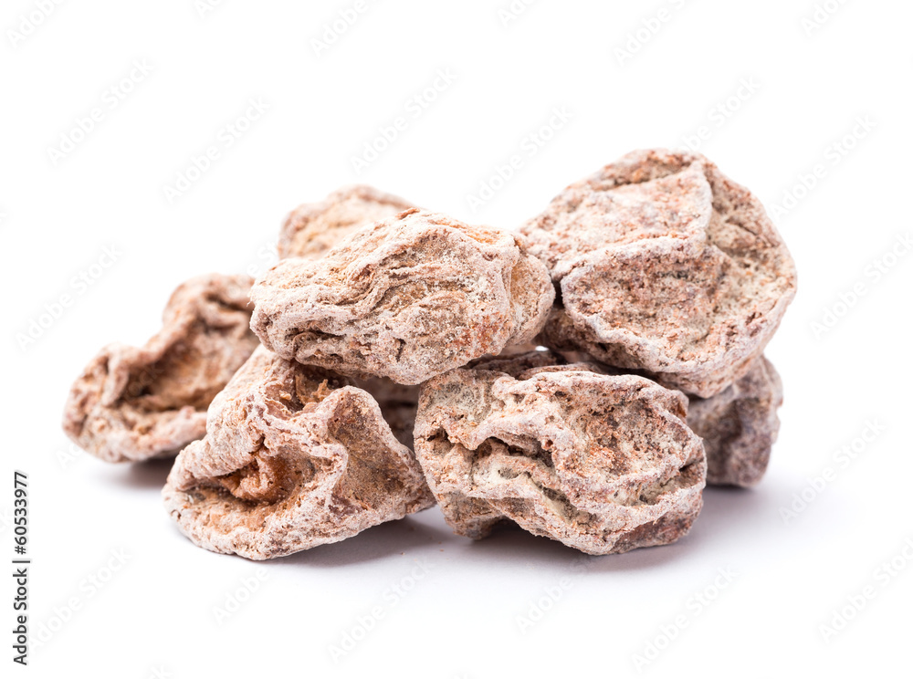 Dried chinese plum isolated Dried chinese plum isolated
