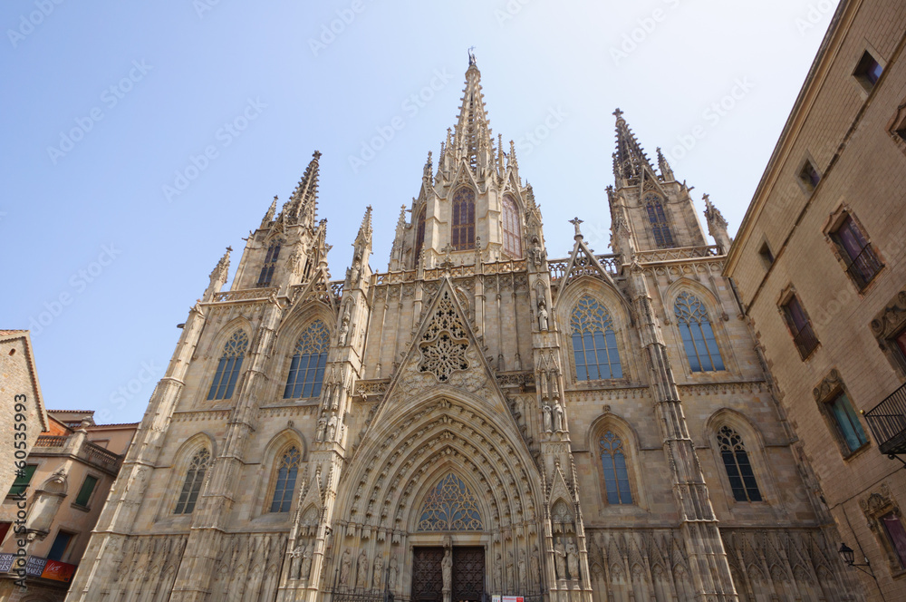 The Cathedral in Barcelona, Spain