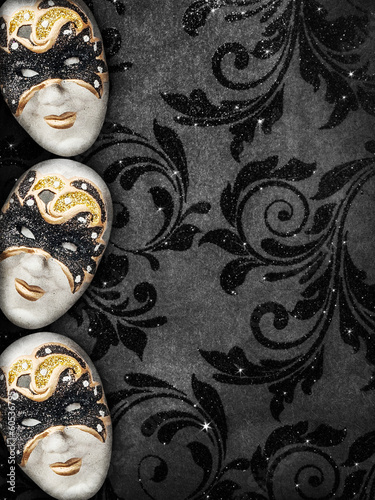 Vintage style masquerade background