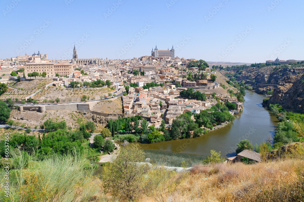 The historic city of Toledo in Spain The historic city of Toledo in Spain