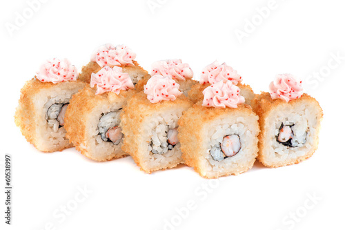 roasted sushi rolls