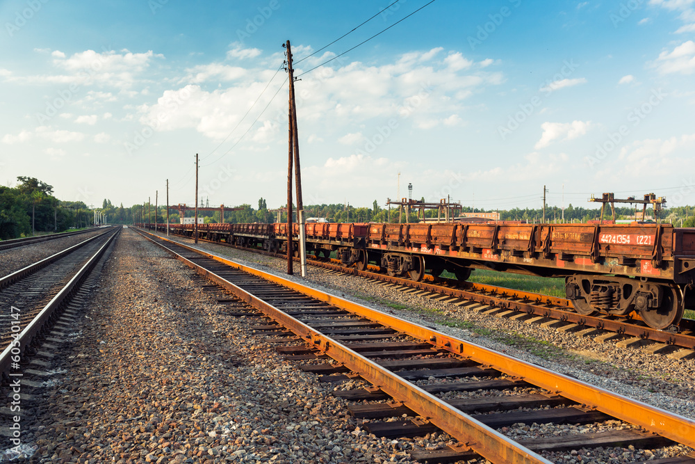 Fototapeta premium Rail freight car