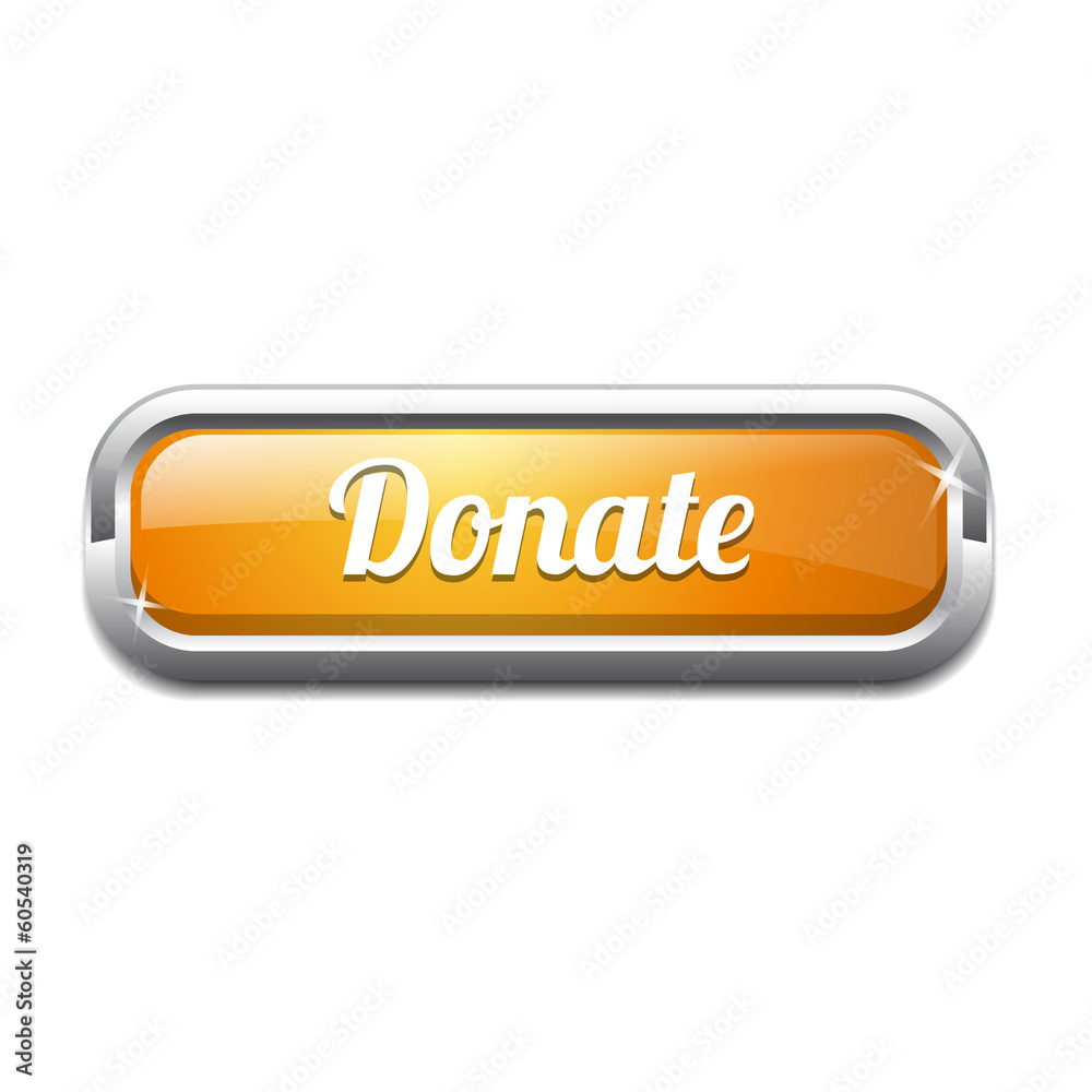 Donate Rounded Corner Vector Button Icon Donate Rounded Corner Vector Button Icon