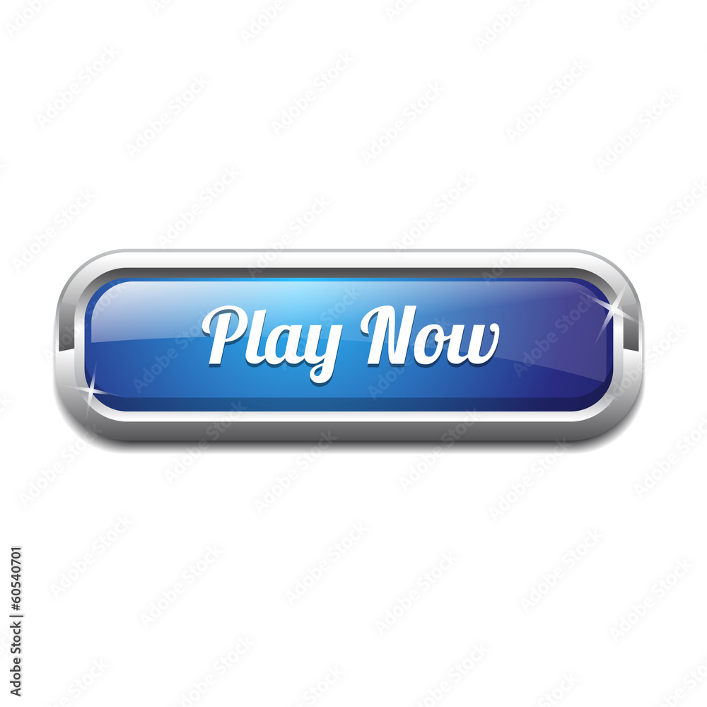 Play Now Rounded Corner Vector Icon Button Play Now Rounded Corner Vector Icon Button