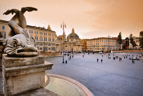 Photography Piazza de Popolo, Rome