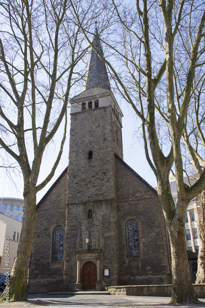 Pauluskirche in der Innenstadt von Bochum, Deutschland Pauluskirche in der Innenstadt von Bochum, Deutschland
