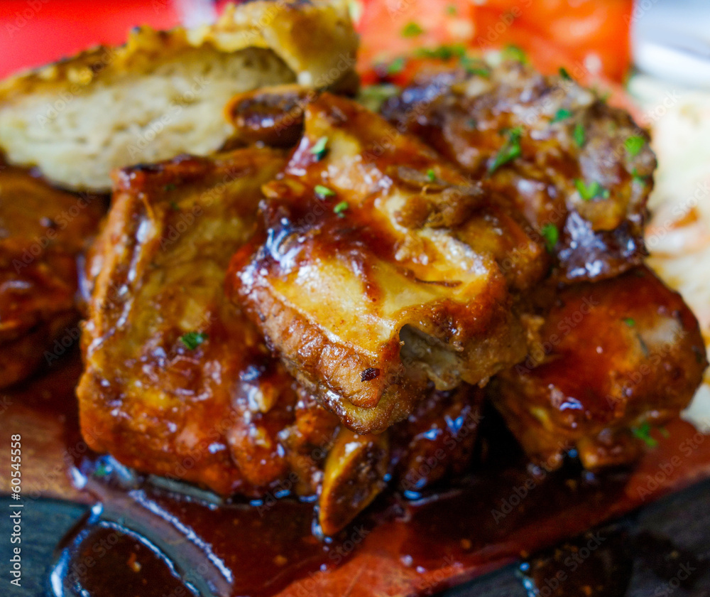 Grilled meat ribs Grilled meat ribs