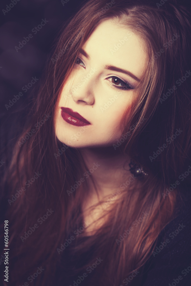 Fototapeta premium Brunette women.