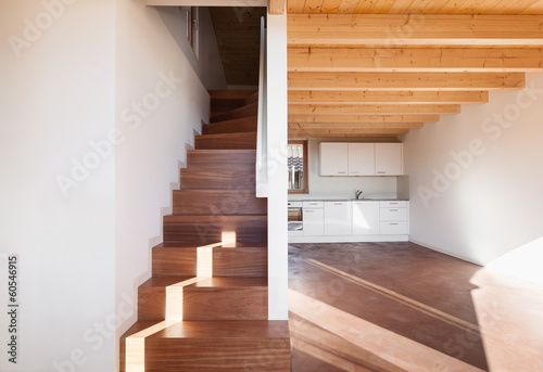 interior kitchen and staircase