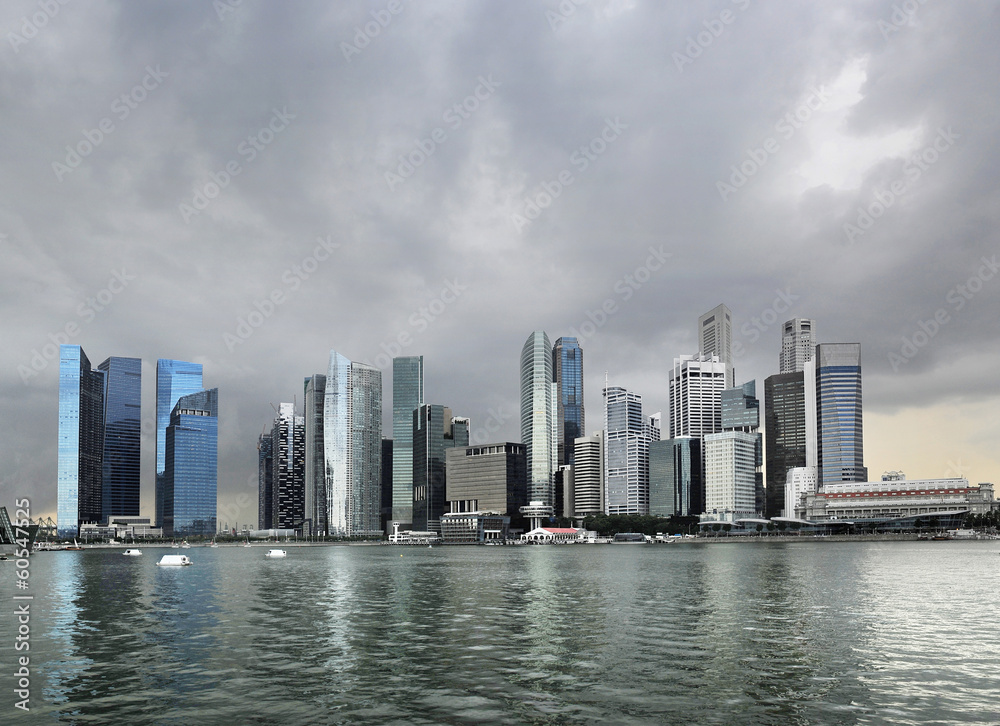 Obraz premium Singapore cloudscape