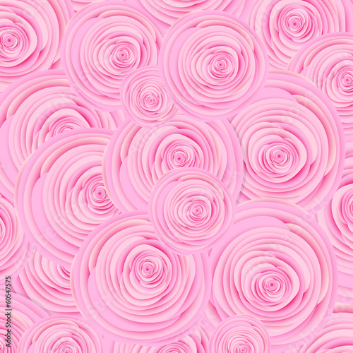 Vector rose flowers background