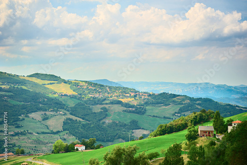 Panoramic view of Tuscany