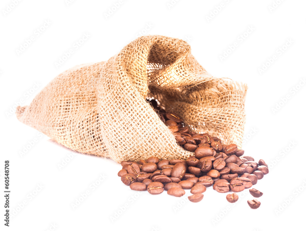 coffe beans isolated