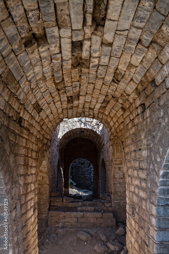 Tunnel in the Great Wall of China