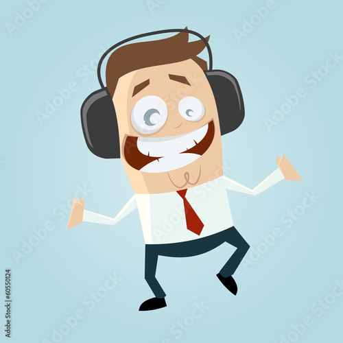 musik kopfhörer spaß cartoon