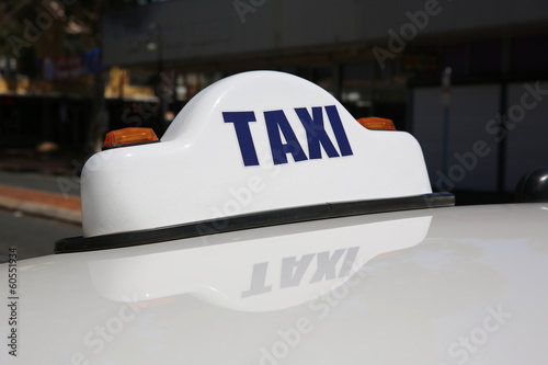 Taxi in Alice Springs. Australien