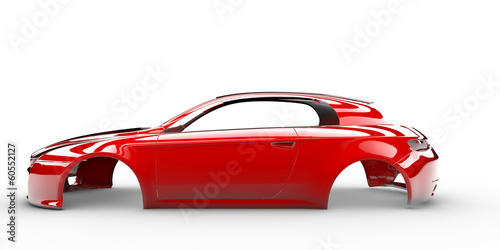 Red body car