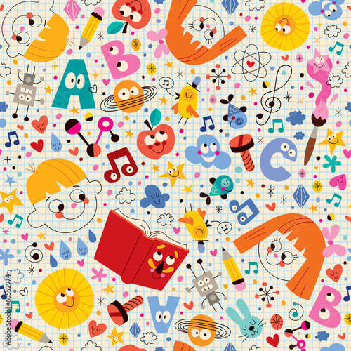 knowledge education learning school kids pattern