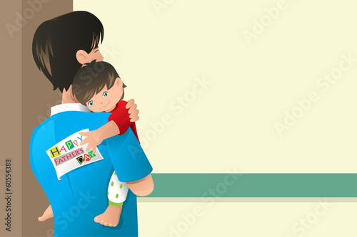 Fathers day card design