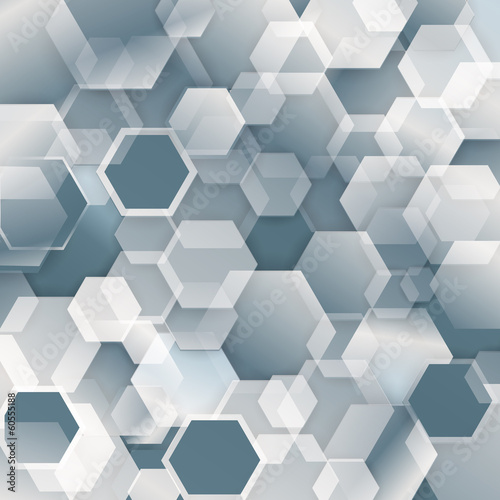 Business & Technology concept abstract hexagonal background © HAKKI ARSLAN
