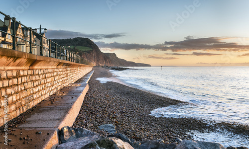 Sidmouth Seafront in Devon