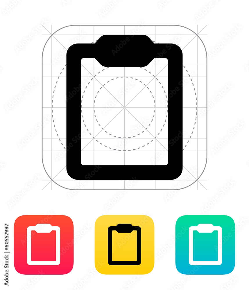 Clipboard icon.