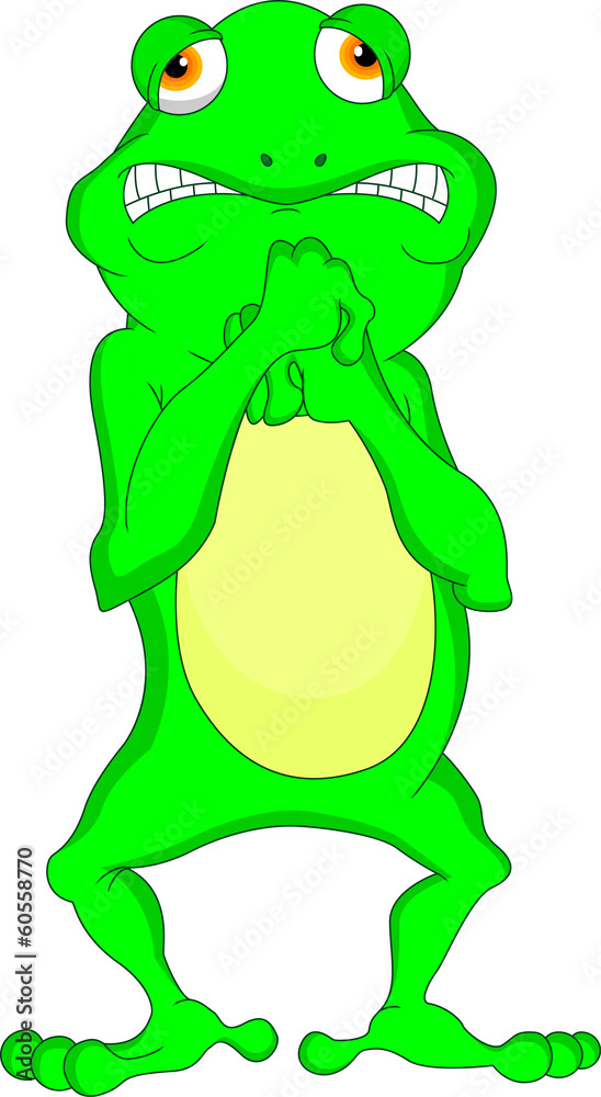 Fototapeta premium frog cartoon
