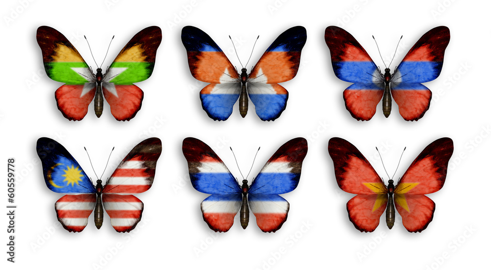 butterflies with wings countries flags butterflies with wings countries flags