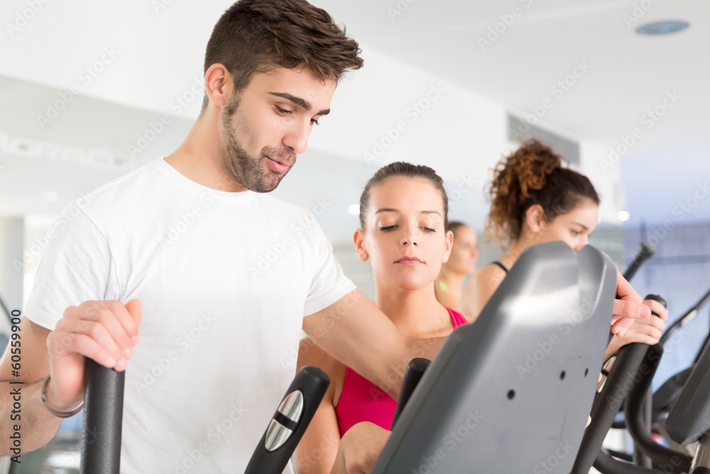 Man at the gym Man at the gym