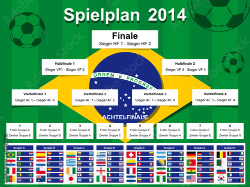 Spielplan 2014