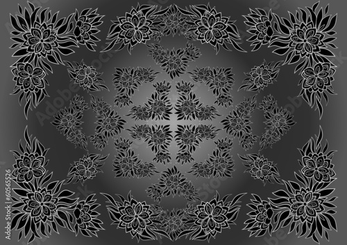 Abstract floral background