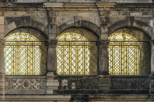 Historic windows in Dresden © Wolfgang Zwanzger